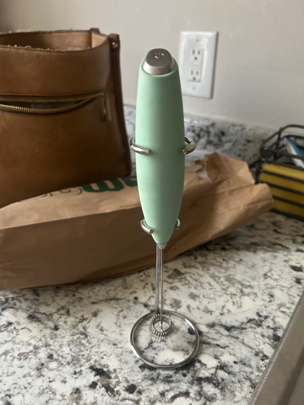 Worthington Mint Green Handheld Milk Frother